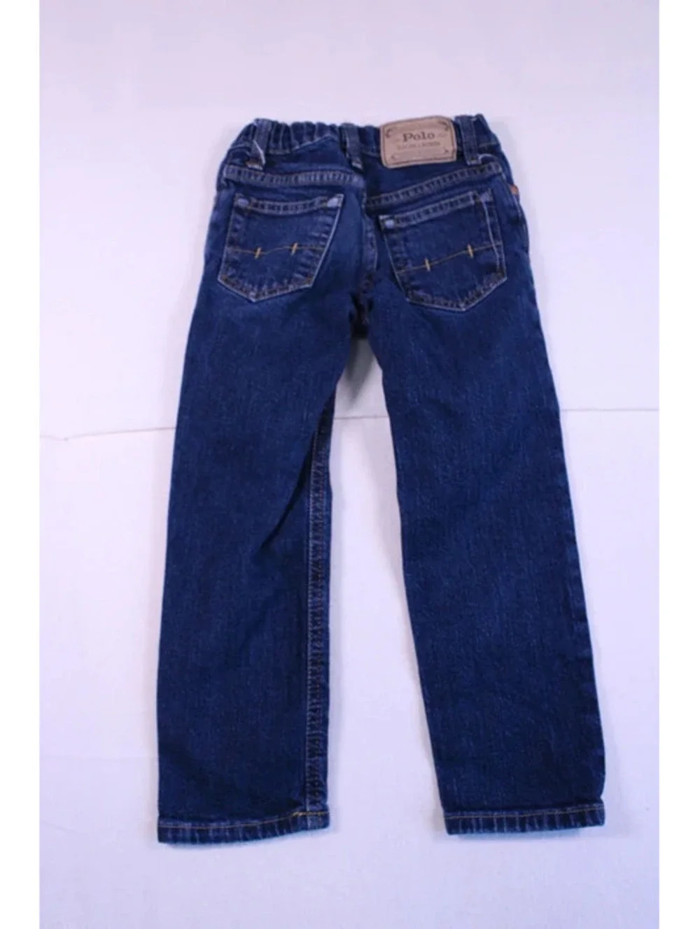 Polo Ralph Lauren Kids Distressed Slim Jeans 4T Dark Wash